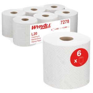 Wypall 7278 L20 Centrefeed Roll  2ply White
