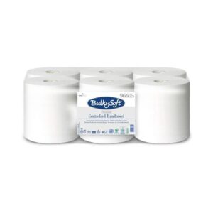 Bulkysoft 96605 Premium Centrefeed Roll Micro Embossed 177mm x 108m 2ply White