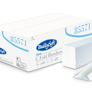 Bulkysoft 85571 C-Fold Hand Towel 310x230mm  2ply White
