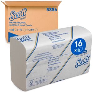 Scott 5856 Slimfold Paper Hand Towel 295x190mm 1ply White