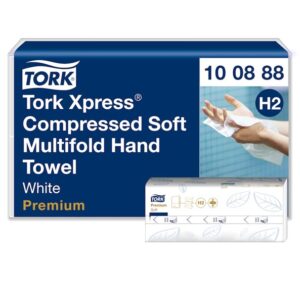 Tork Xpress 100888 Xpress Soft H2 Multifold Hand Towel 212x322mm 2ply White