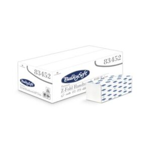 Bulkysoft 83452 Z-Fold Hand Towel 240x235mm 2ply White