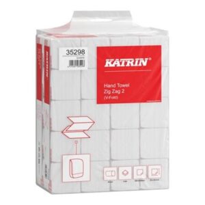 Katrin 35298 Z-Fold Hand Towel Handy Pack 230x224mm 2ply White