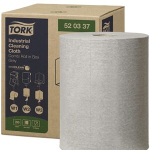 Tork 520337 Industrial Cleaning Cloth 31.5cm x 148.2m 1ply Grey