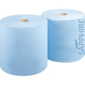Industrial Wiper/Monster Roll 280mm x 400m 2ply Blue