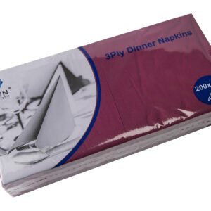 Own Identity 4-Fold 40cm x 40cm Napkin 3ply Burgundy