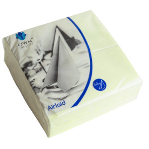 Airlaid 8-Fold Napkin 40x40cm Cream