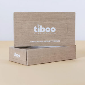 Tiboo Professional Facial Tissue 2ply White Made from Sugarcane