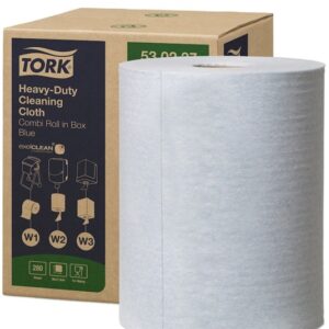 Tork 530237 Heavy Duty Cleaning Cloth 31.5cm x 106.4m 1ply Blue