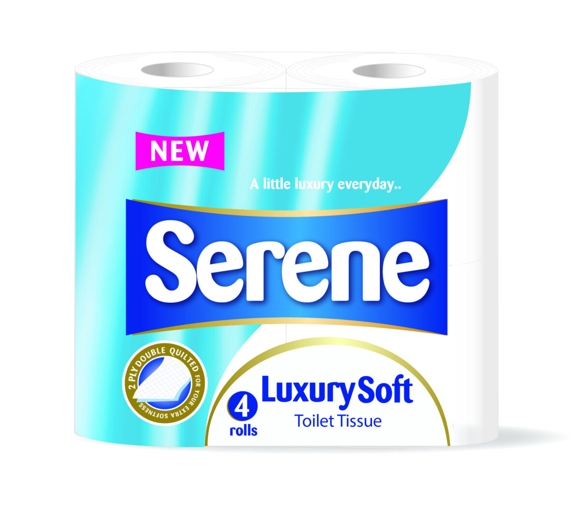 Luxury Toilet Roll 2ply White 200 Sheet