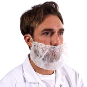 Non Woven Beard Snood White