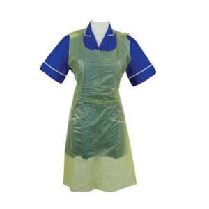 Polythene Apron on a Roll Yellow