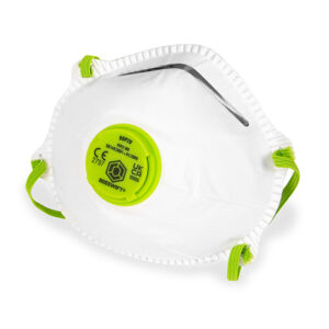 FFP2 Moulded Face Mask with Valve White