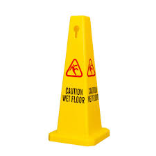 Wet Floor Cone Yellow