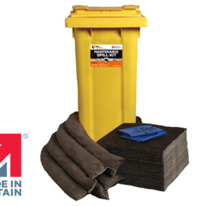 Maintenance Absorbent Spill Kit 120L Wheeled Bin