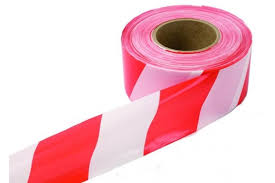 Red/White Barrier Tape 75mm x 500m