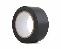 Black PVC Low Tack Floor Marking Tape 50mm x 33m