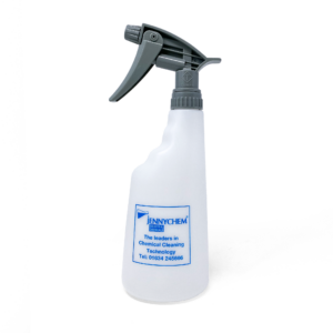 600ml Plastic Bottle & Grey Chemical Resistant Trigger