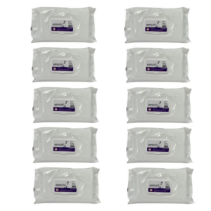 Case Of 10 Anti Virus Sanisafe Wipes