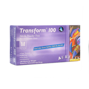 Transform Blue Nitrile Gloves - Medium (Box of 200)