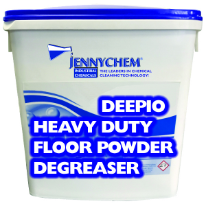 DEEPIO HEAVY DUTY POWDER DEGREASER - FLOORS (12KG TUB)